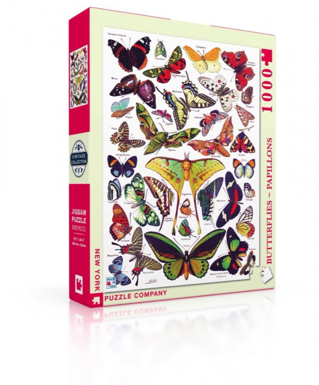 New York Puzzle Company Puzzel Butterflies~Papillons - 1000 stukjes